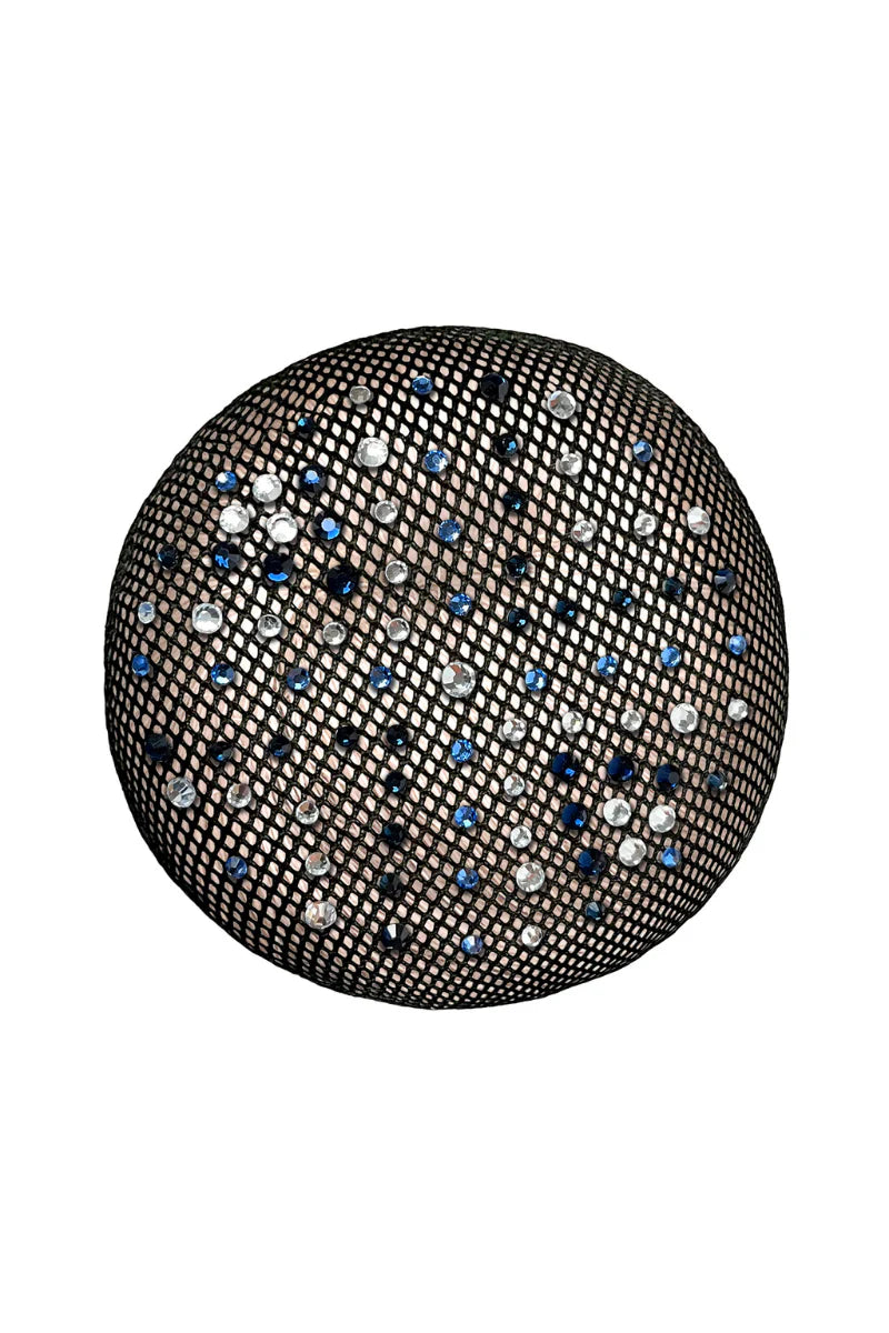 Aurora Bun Net Black/Misty Blue
