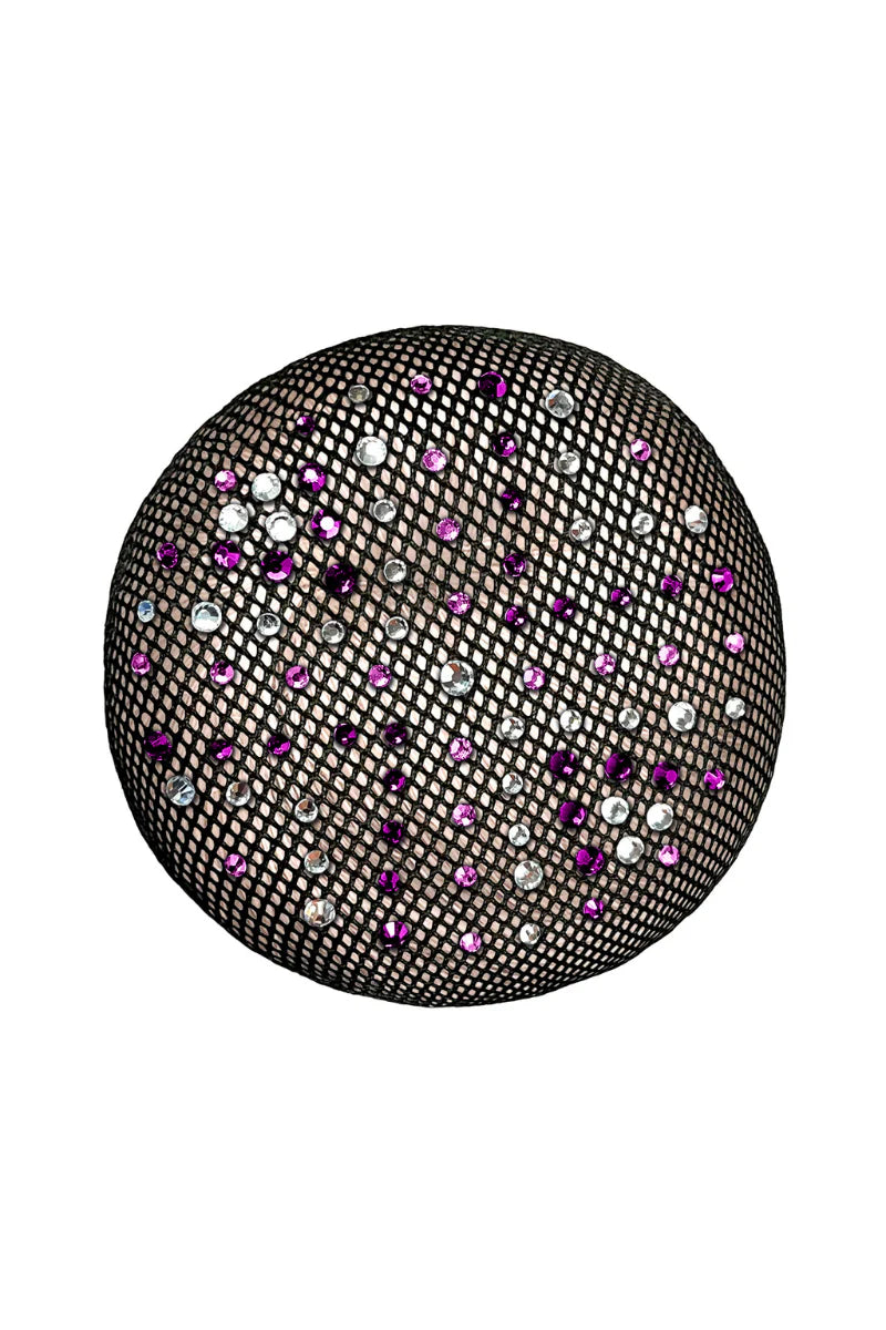 Aurora Bun Net Black/Orchid Blush