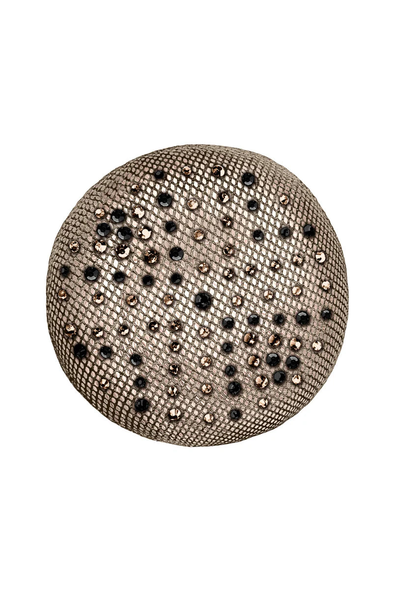 Aurora Bun Net Beige/Black