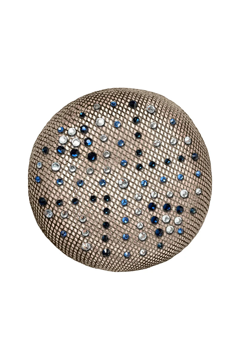 Aurora Bun Net Beige/Misty Blue