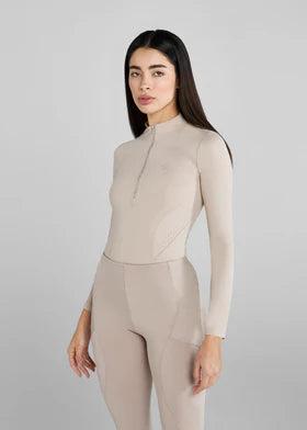 Beige Core Base Layer Long Sleeve