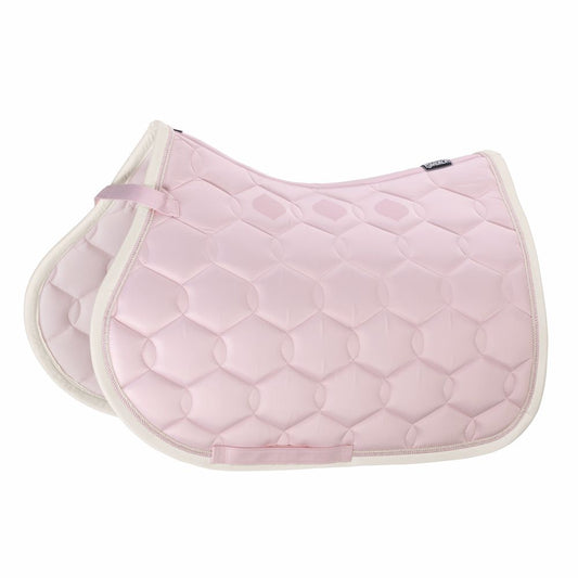 Saddle Pad Glossy Wave Contrast Powder Rose