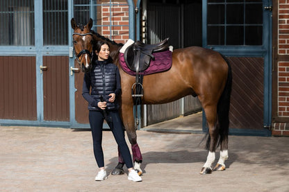 Saddle Pad Glossy Evo Wool Blackberry