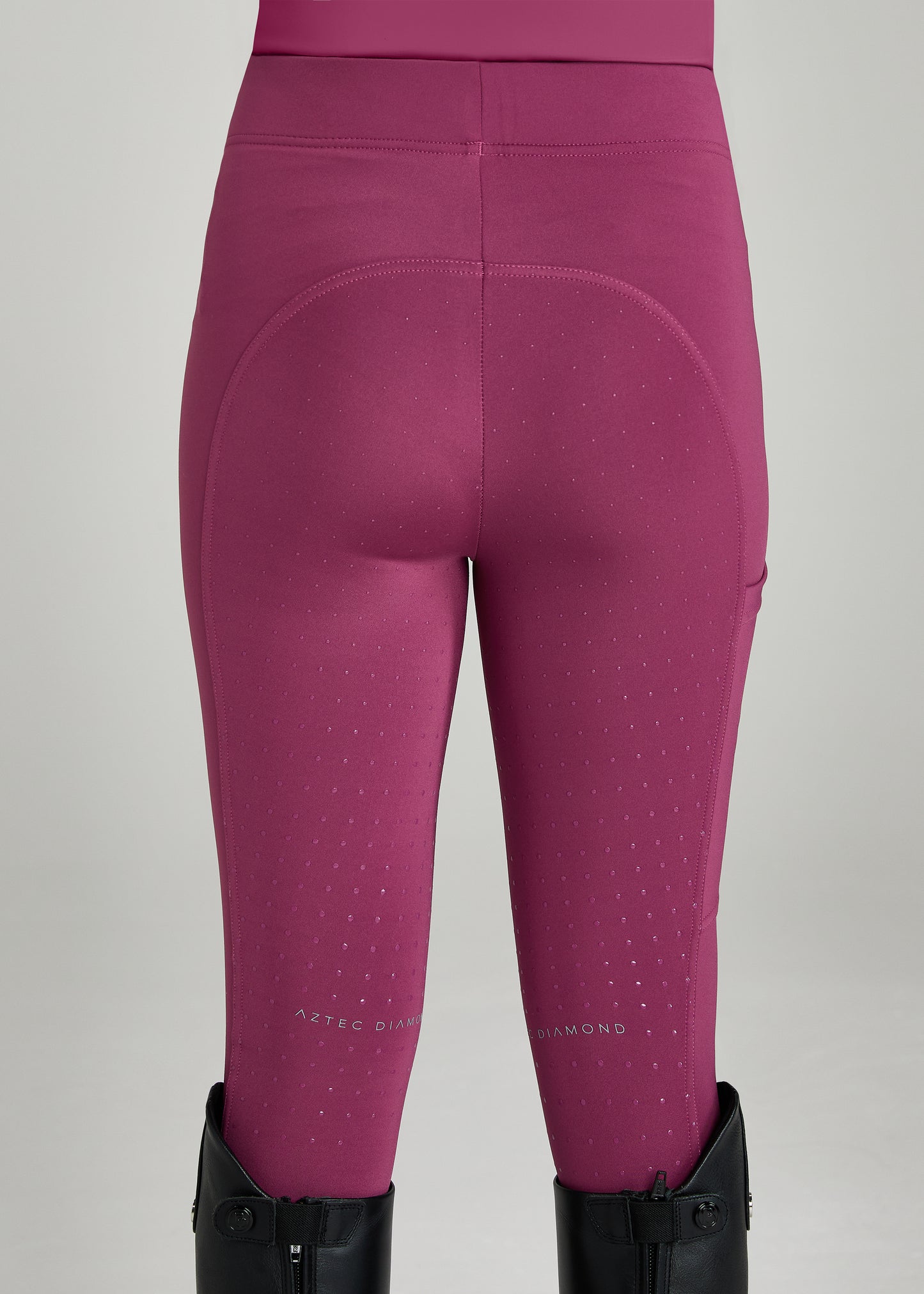 YR Raspberry Full Seat Riding Leggings