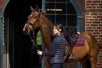Saddle Pad Glossy Evo Wool Blackberry