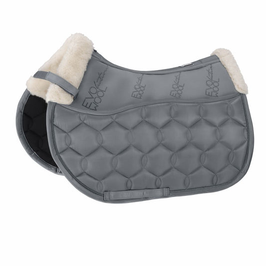 Saddle Pad Glossy Evo Wool Ash Blue