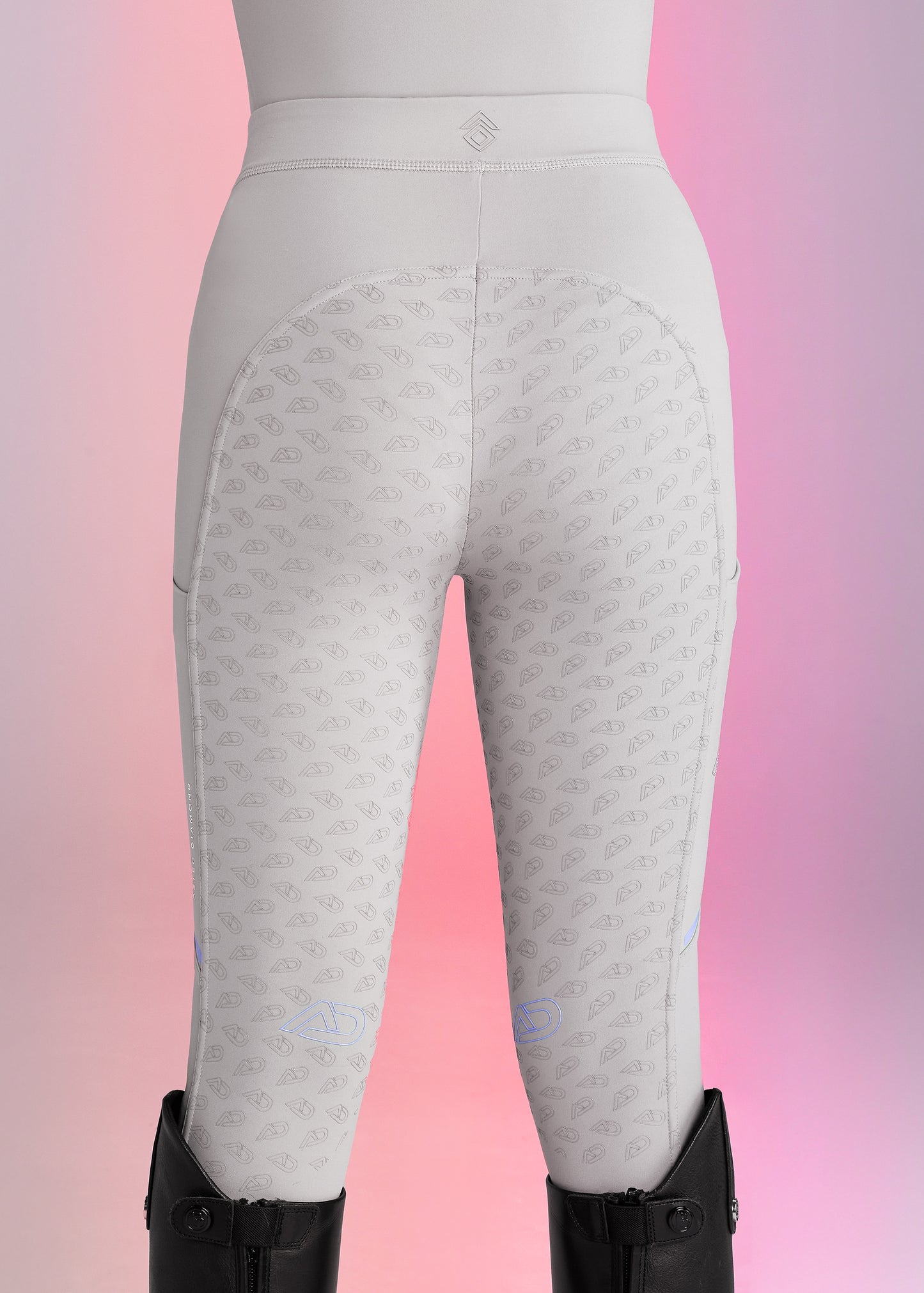 YR Cosmic Grey Full Seat Riding Leggings