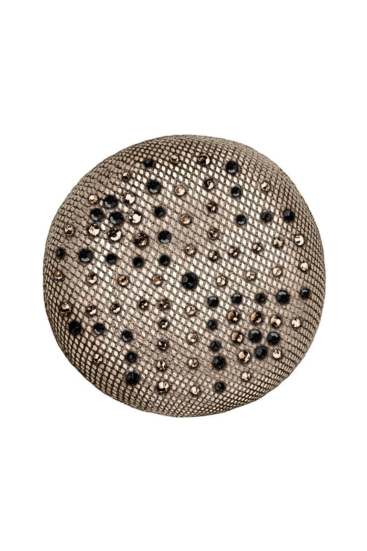 Aurora Bun Net Beige/Black