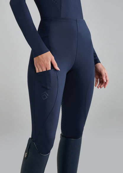 Navy Core Leggings Full Seat