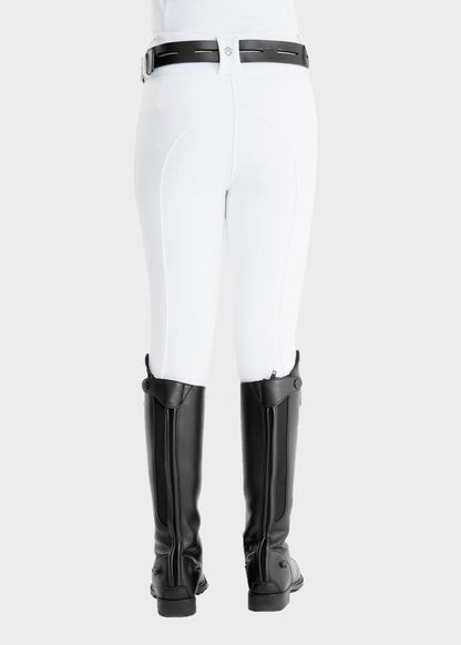 YR White Compression Breeches Full Seat