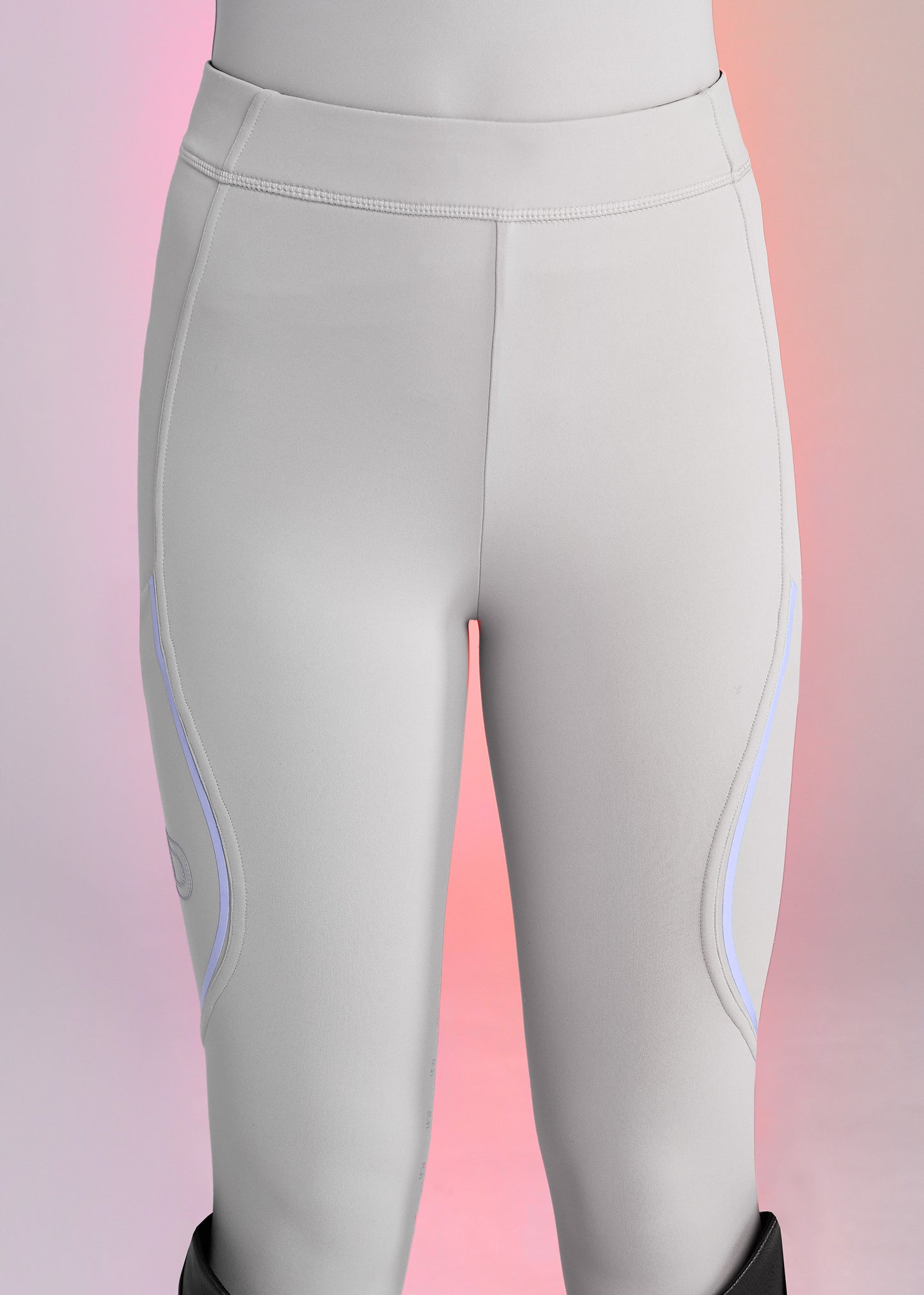 YR Cosmic Grey Full Seat Riding Leggings