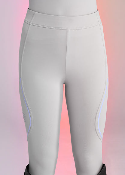 YR Cosmic Grey Full Seat Riding Leggings
