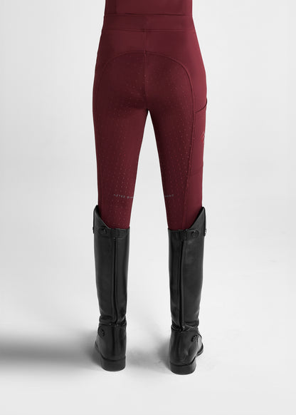 Aztec Diamond Riding Leggings:
“Aztec Diamond riding leggings featuring high-stretch fabric, supportive waistband, and sleek side pocket design”
“Detail of Aztec Diamond riding leggings showing reinforced knee patches and subtle logo branding”
“Pair of Aztec Diamond riding leggings displayed flat, highlighting contoured seams and technical performance material”
