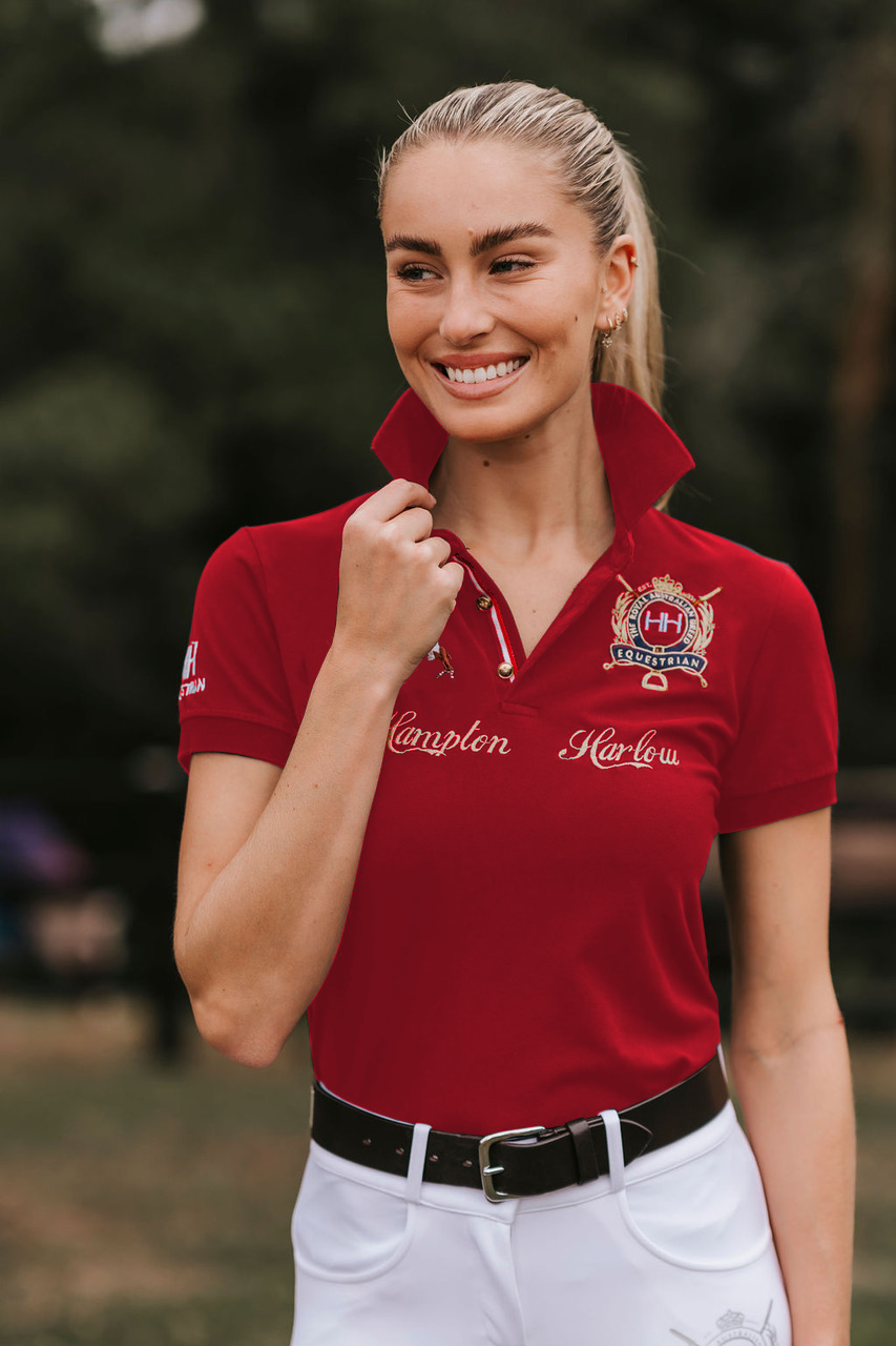 Ladies Red Collection Polo