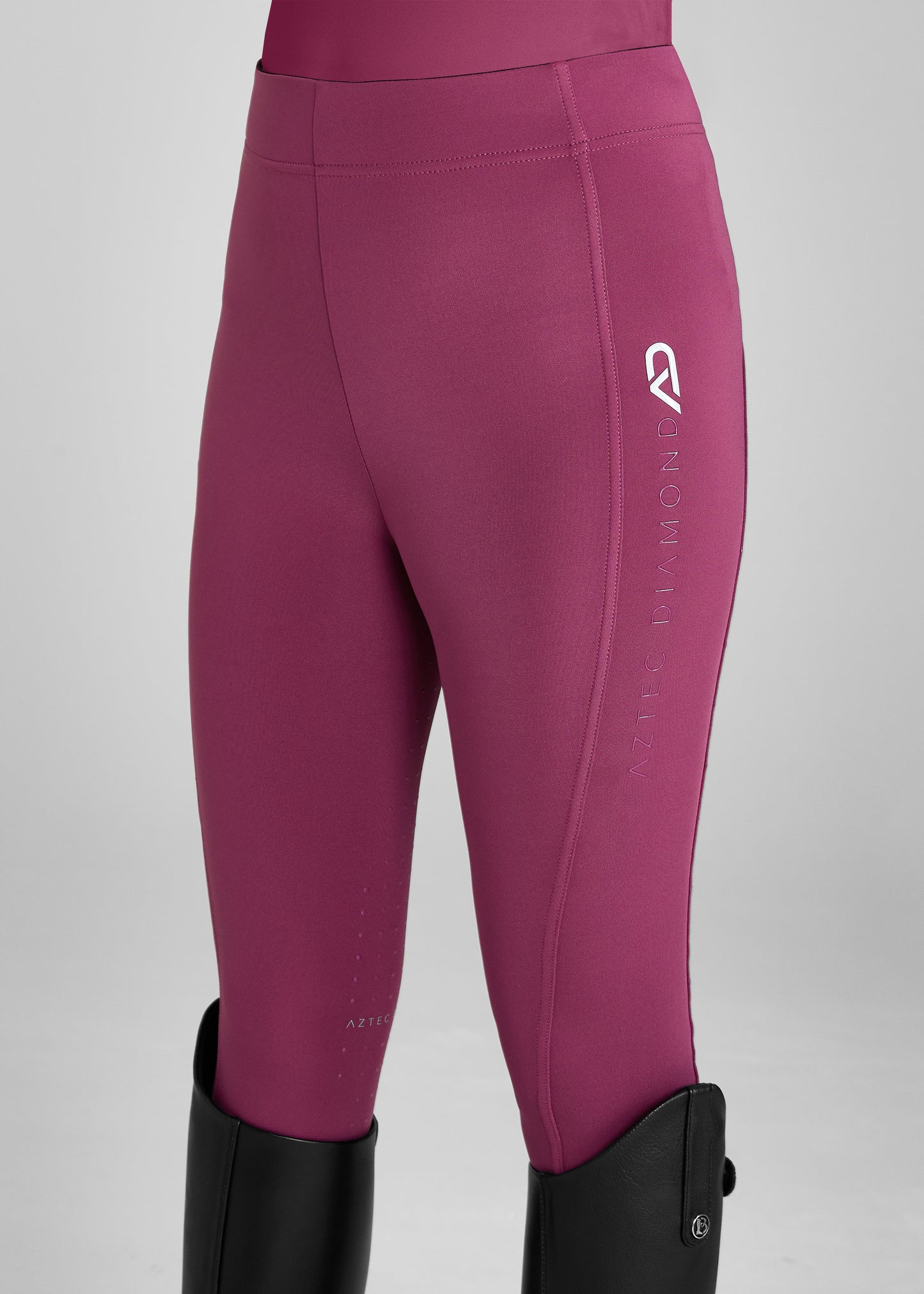 YR Raspberry Full Seat Riding Leggings