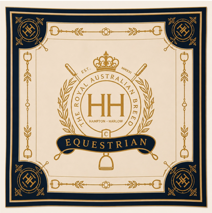 Heritage Collection Navy & Beige Scarf