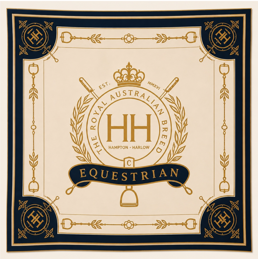 Heritage Collection Navy & Beige Scarf