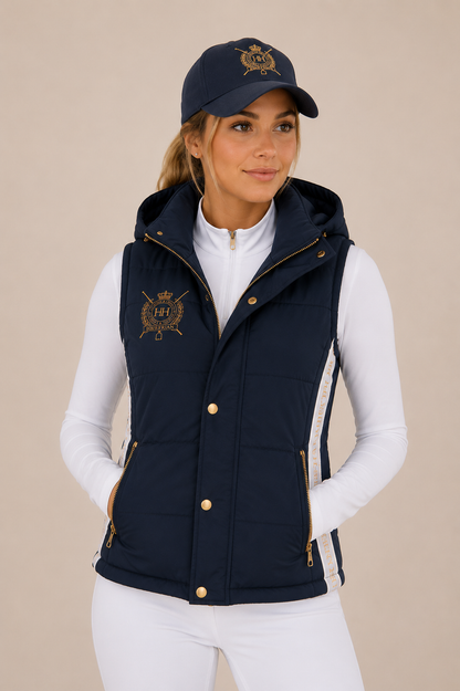 Signature Navy Logo Vest