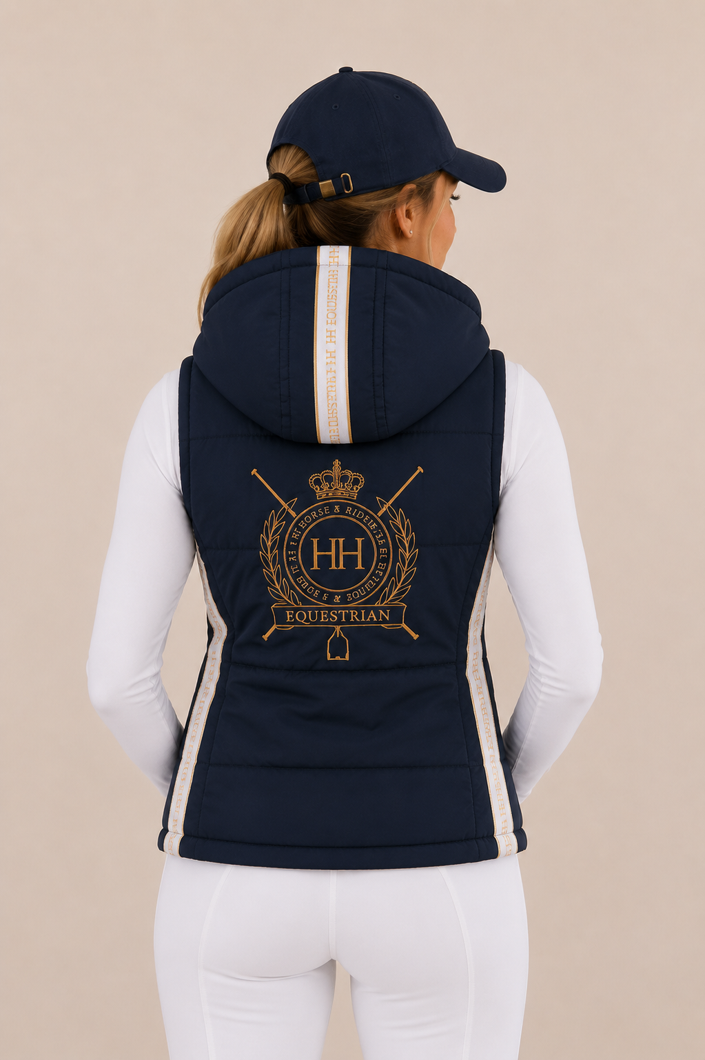 Signature Navy Logo Vest
