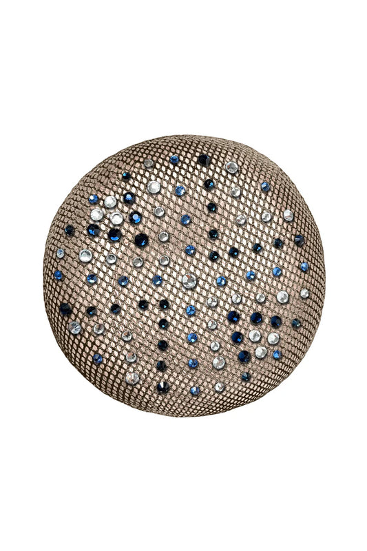 Aurora Bun Net Beige/Misty Blue