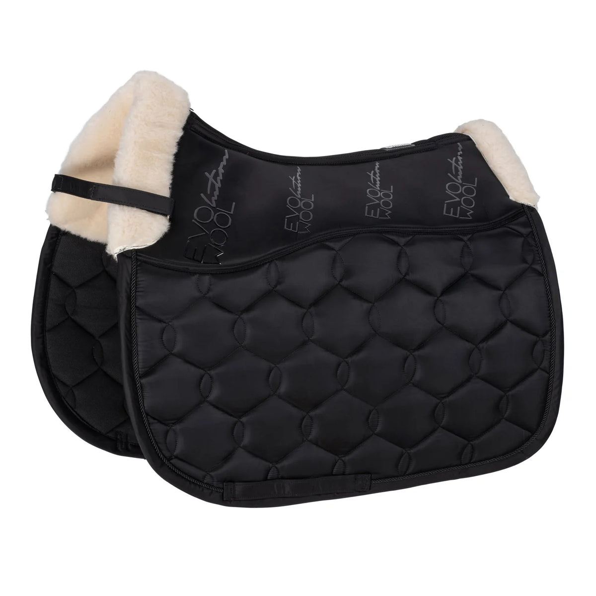 Saddle Pad Glossy Evo Wool Black