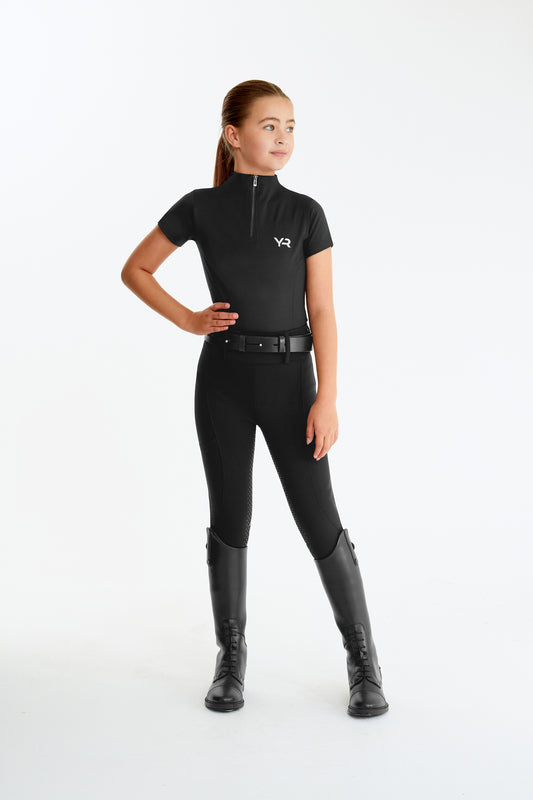 YR Black Base Layer Short Sleeve