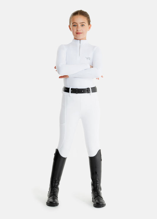 YR White Base Layer Long Sleeve